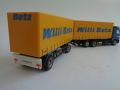 HERPA H0 1/87 MERCEDES ACTROS WILLI BETZ КАМИОН МОДЕЛ ТИР, снимка 6