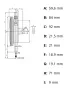 Индикаторен часовник Mitutoyo 0-10мм./0.01мм., снимка 3