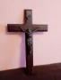 Разпятие - месинг и дърво , снимка 4