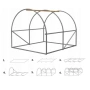 Компактна оранжерия – лесен монтаж и стабилна рамка, снимка 8