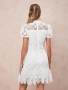 Бяла рокля, Дантелена рокля, снимка 4