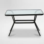 Елегантна Правоъгълна Маса със Стъклен Плот — Стил и Здравина във Всяко Пространство!, снимка 9
