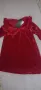 НОВА с етикет ДЕТСКА ЧЕРВЕНА РОКЛЯ от КАДИФЕ - Размер 86 / 92, снимка 2