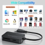 USB 3.0, FEMORO четец за карти с памет 4 в 1, едновременно четене, SD, Micro SD, TF, MS CF, Compact , снимка 7