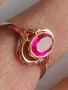 Руски златен пръстен с рубин 1, снимка 2