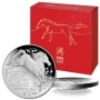 1 унция сребърна монета Австралия RAM Лунен кон 2026 куполна - Proof - Налични 2 бр. , снимка 4