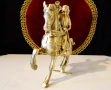 Бронзова статуетка Конник,Ездач,Ловец,1 кг. , снимка 5
