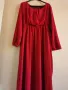 СТРАХОТНА ДЪЛГА ЧЕРВЕНА РОКЛЯ XL-2XL, снимка 3