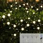 Kadrama 4 бр. соларни градински светлини Светулки с таймер и димер, за декорация на пътека, снимка 7