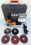 AEG WS 13-125 SXEK - Електрически ъглошлайф комплект!, снимка 1 - Други инструменти - 45256447