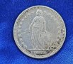 Два сребърни франка 1916 г., монета от Швейцария, снимка 2