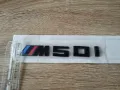 черна емблема BMW M50i малък размер, снимка 2