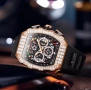 ONOLA 6827D – Black Gold – луксозен мъжки механичен часовник, снимка 3