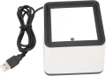 Кабелен USB баркод скенер ASHATA – 1D/2D, настолен (hands-free), снимка 6