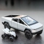 Метални колички: Tesla Cybertruck 1:32 метален модел с ATV, снимка 1