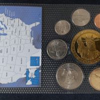 Комплектен сет - САЩ от 6 монети 2011 P + възпоменателен медал Барак Обама, снимка 3 - Нумизматика и бонистика - 45099840