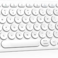 PINKCAT Акумулаторна безжична клавиатура, 2.4G/Bluetooth, снимка 1 - Клавиатури и мишки - 45521624
