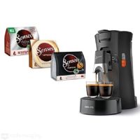 Кафе машина Philips Senseo Select 230 + 3 опаковки кафе дози подарък, снимка 1 - Кафемашини - 46079703