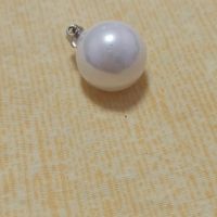 Порцеланова перла, висулка, снимка 1 - Колиета, медальони, синджири - 45880332
