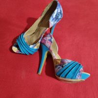 Елегантни обувки на ток, снимка 4 - Дамски обувки на ток - 45405514