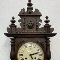 Стенен часовник Regulator. №5260, снимка 5 - Антикварни и старинни предмети - 45076375