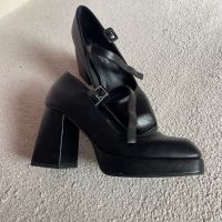 Черни елегантни обувки, снимка 3 - Дамски елегантни обувки - 45463598