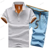Мъжки летен комплект от две части, къси панталони и риза, 15цвята , снимка 14 - Други - 45266072
