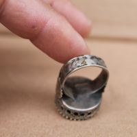 Възрожденски сребърен пръстен, снимка 8 - Антикварни и старинни предмети - 45683647