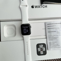 НОВ! /*ЛИЗИНГ*/ Apple Watch SE 2 (2nd Gen) Silver / Часовник, снимка 2 - Apple iPhone - 44951426