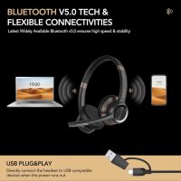 Nuroum HP30 Bluetooth безжична слушалка с микрофон, 20 м обхват, снимка 5 - Bluetooth слушалки - 45177137
