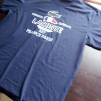 Lacoste мъжки ежедневни тениски / тениска с къс ръкав / черна / бяла, снимка 6 - Тениски - 45490094