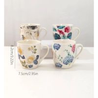 Порцеланова чаша за чай 300ML, флорални мотиви, снимка 5 - Чаши - 45769864