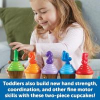 Нови Монтесори играчки Образователни кексчета с числа и цветове за деца Learning Resources , снимка 6 - Образователни игри - 45791398
