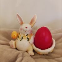 Свещник - Великденски заек , снимка 1 - Други стоки за дома - 45332933