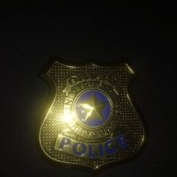 Масивна полицейска значка от  бронз, снимка 1 - Играчки за стая - 45108931