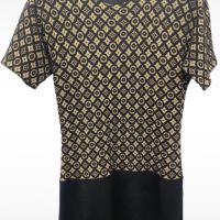 Louis Vuitton рокля с къс ръкав, снимка 2 - Рокли - 45162255