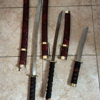 Комплект самурайски мечове Катана, снимка 7 - Други ценни предмети - 45715380