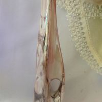 Полска ваза от стъкло имитираща мрамор , снимка 2 - Вази - 45287035