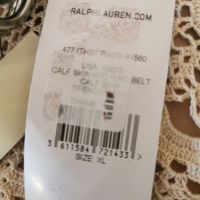 Оригинален  мъжки колан,, Ralph Lauren "Polo Golf"естествена кожа XL, снимка 3 - Други - 45368832