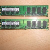 147.Ram DDR2 667 MHz PC2-5300,2GB.SAMSUNG. НОВ. Кит 2 Броя, снимка 1 - RAM памет - 45573126