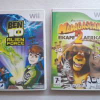 Компютърни игри Wii Nintendo - Madagascar, Ben 10, снимка 1 - Игри за Nintendo - 45382680