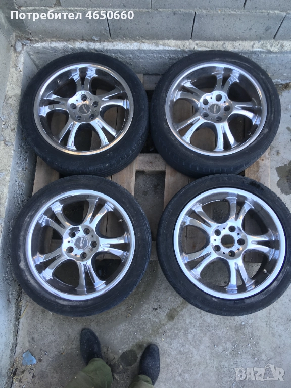 17 цолови алуминиеви джанти за Опел или Алфа ромео, снимка 1