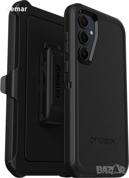 Калъф OtterBox Defender за Samsung Galaxy A55 5G, удароустойчив, ултра здрав, черен, снимка 1