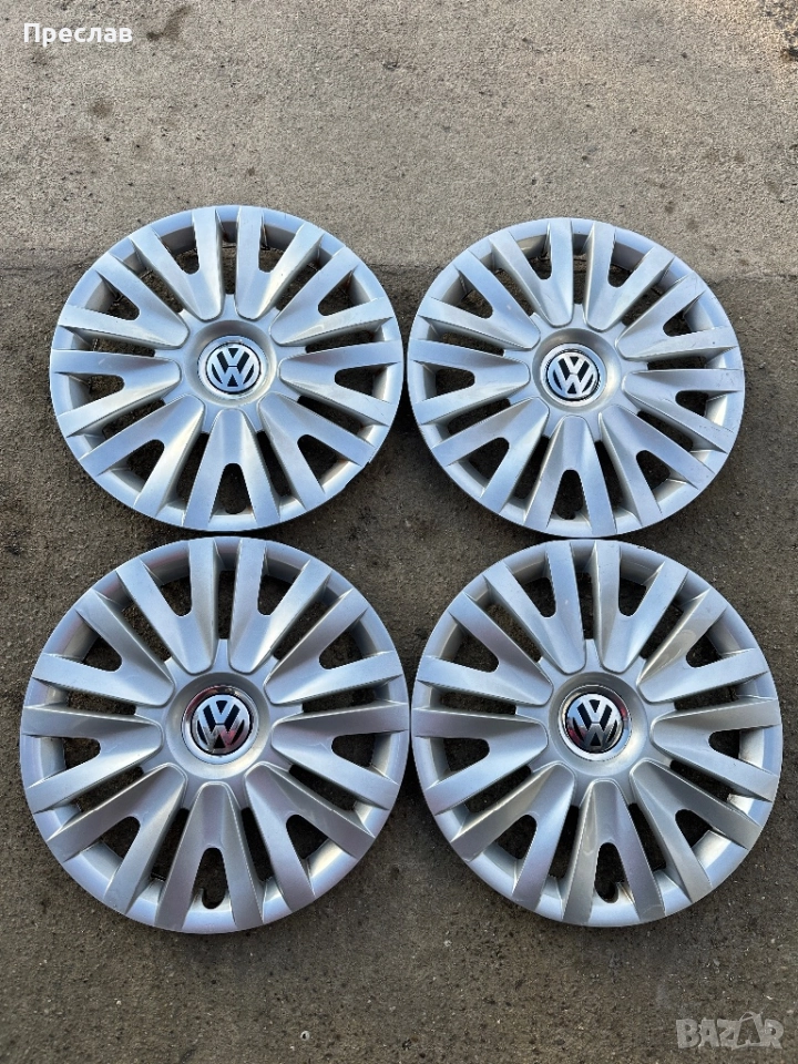 4 броя оригинални тасове за Vw Polo, Golf, Touran 15, снимка 1