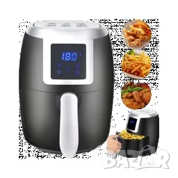 Еър фрайър Lexical Airfryer LAF-3003 , 2L, 1200W, черен, снимка 1