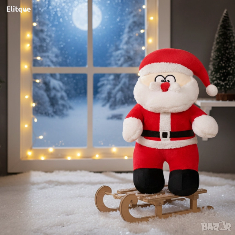 Плюшена играчка Дядо Коледа – 35 см, снимка 1