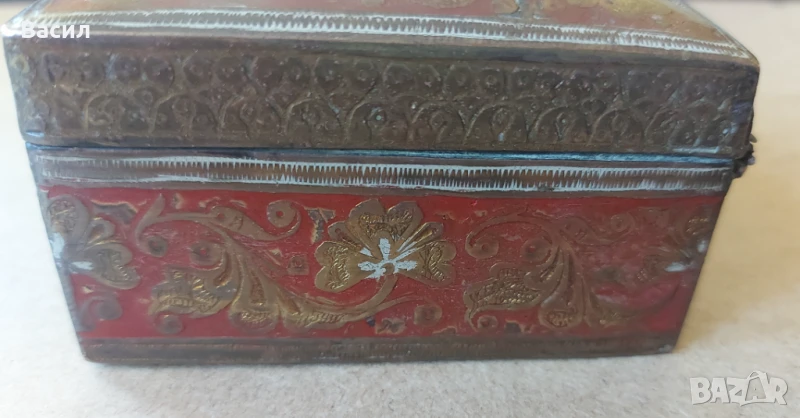 Стара бронзова кутия, снимка 1