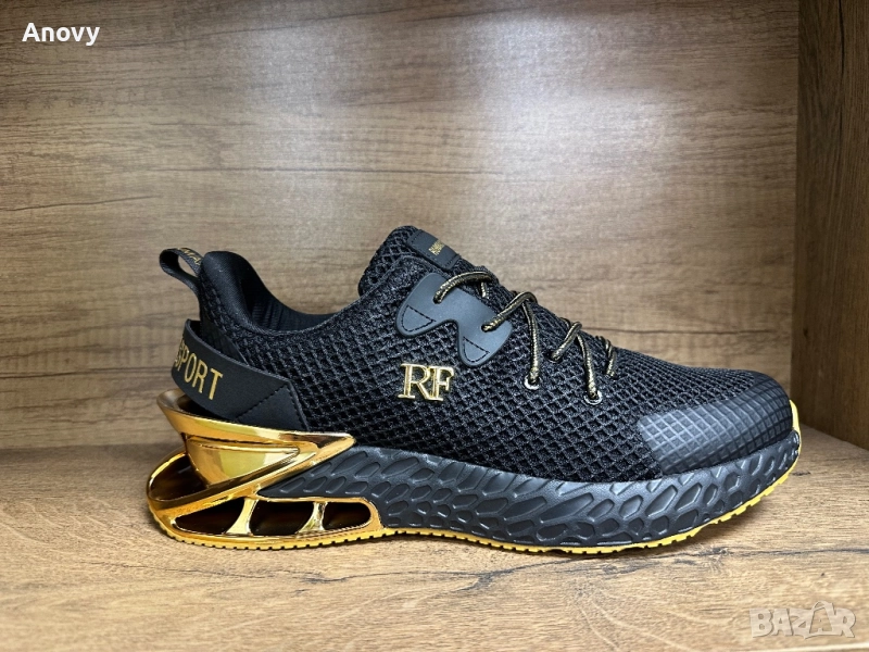 🏷️ Мъжки маратонки RF RUNMAX – черно със златно | 55 лв, снимка 1
