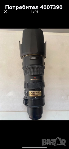 NIKON ED AF -S VR NIKKOR 70-200mm, снимка 1