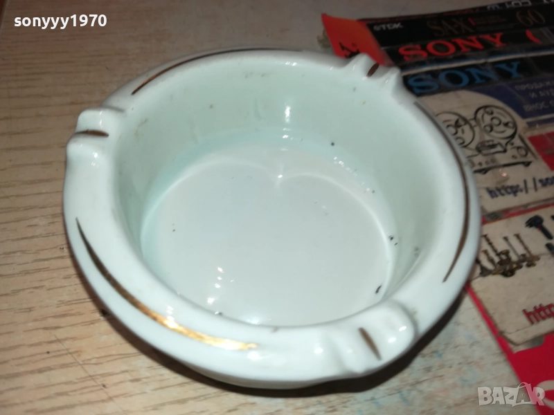 ПОРЦЕЛАНОВ ПЕПЕЛНИК ОТ СОЦА 3010251621, снимка 1